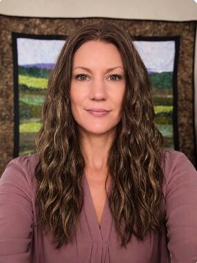 JB Extension chocolate brown with caramel highlights wavy wig
